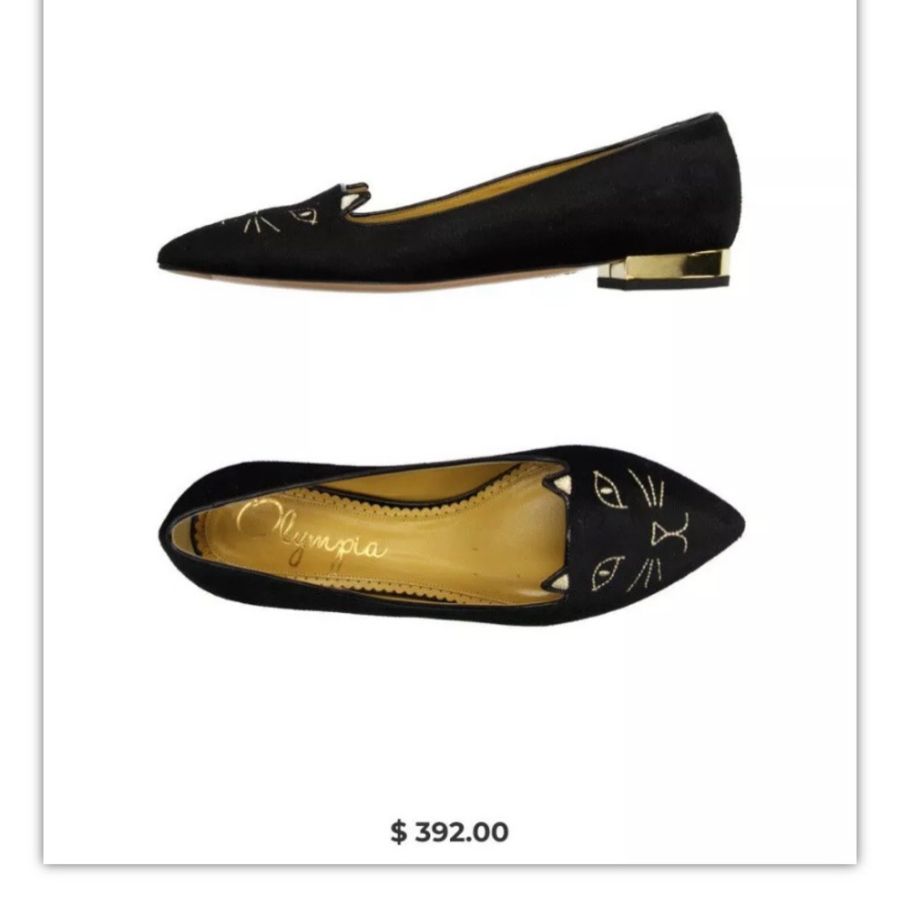 Charlotte Olympia kitten loafers flats